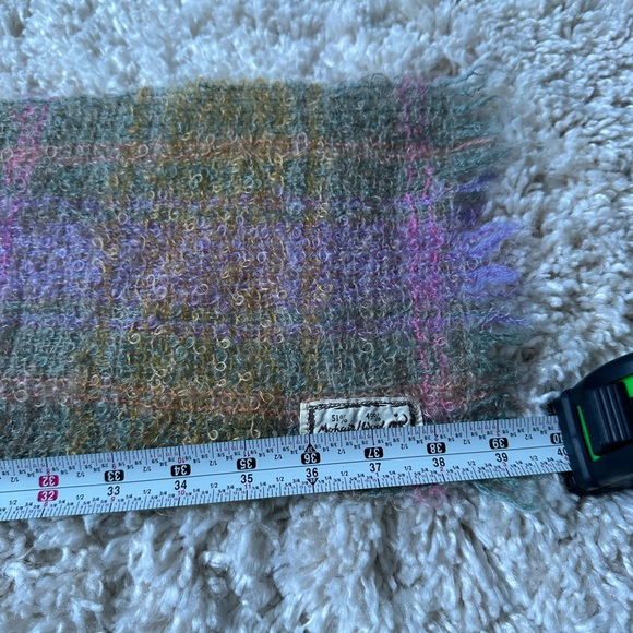 Andrew Stewart Mohair/Wool Woven In Scotland Scarf - Picture 3 of 5